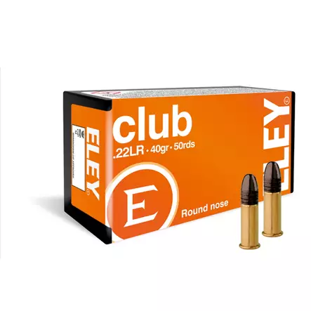 Eley CLUB .22lr 2,59g 331m/s pienoiskiväärin patruuna - Pienoiskiväärin kaliiperi 22 LR - 3950001265762 - 1