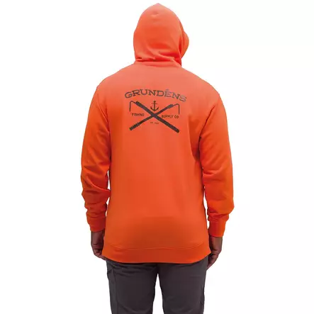 Grundéns Displacement DWR Hoodie Red Orange -huppari - Paidat ja neuleet - 7332525282252 - 2