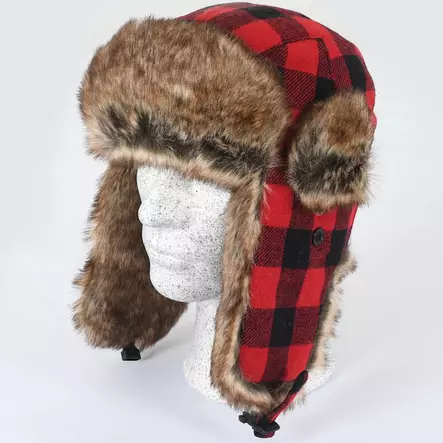 Woodline Pilottihattu Canada Punainen - Hatut - 7333080059372 - 1