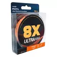 UltraMar 8X 120m kuitusiima oranssi + Fluorocarbon-peruke - Kuitusiimat - 6420071115382 - 3