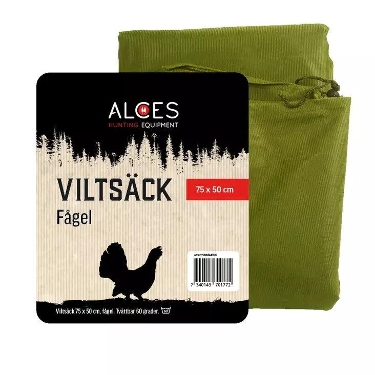 Alces Riistapussi Jänis/Lintu 75x50cm - Lihankäsittely ja säilöntä - 7340143701772 - 1
