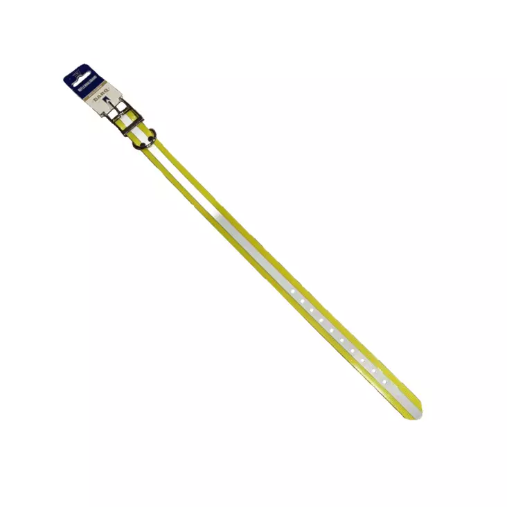 Barq Heijastinpanta 50cm Keltainen - Koiran pannat ja valjaat - 7340143704612 - 1