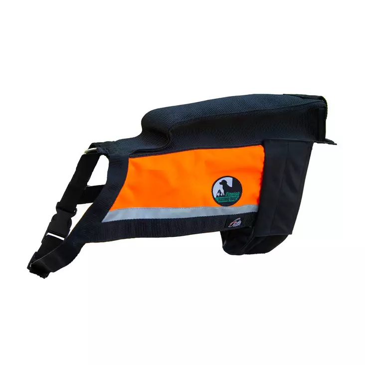 GPS koiran huomioliivi oranssi/keltainen - Huomioliivit koirille - 3950001287412 - 1