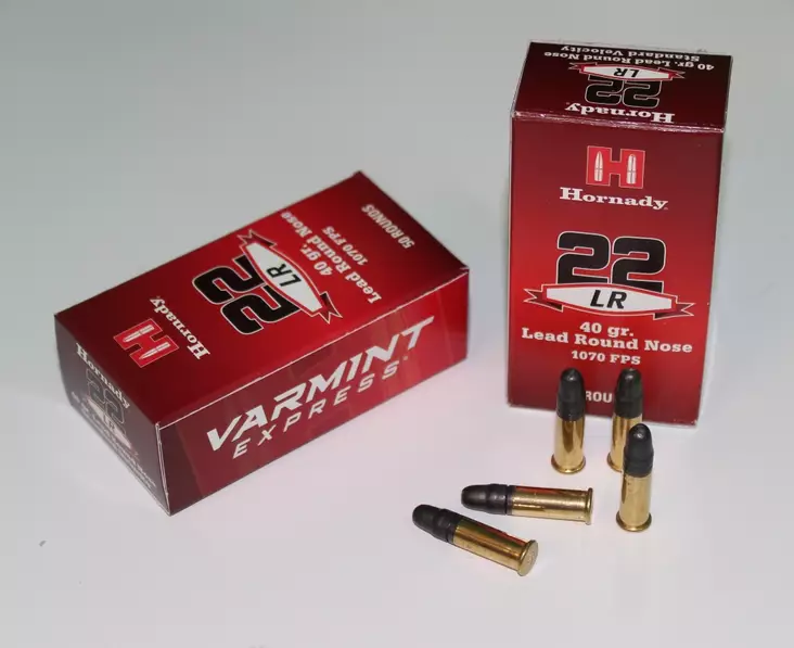 Hornady .22LR LRN 2,59g, 326m/s, 50 ptr - Pienoiskiväärin kaliiperi 22 LR - 090255832112 - 1