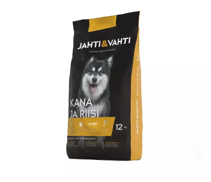 Jahti&Vahti Kana ja Riisi 12kg koiranruoka - Koiran kuivaruoka - 6417679047702 - 1