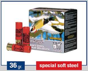 Mirage Magnum Soft Steel 36g 12/76 25kpl - Haulikon kaliiperi 12/76 - 3300818329032 - 1