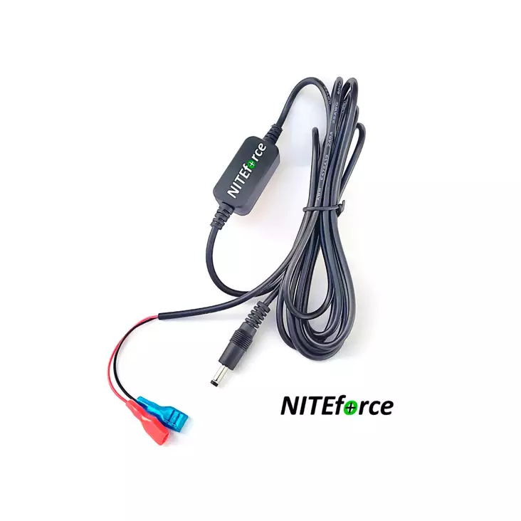 NITEForce 2,4m akkujohto jännitteenalentajalla 18V-12V -> 6V - Riistakamerat - 6430061581752 - 1