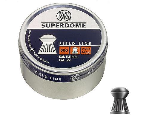 RWS Superdome 5,5mm 0,94g 2500kpl - Ilma-aseen panokset - 4000294136802 - 1