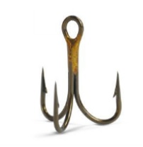 VMC 9622 Pronssi Kolmihaarakoukku 1000kpl - Koukut - 3359226422002 - 1