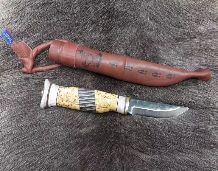 Wood Jewel KaukoZebra 23KRZ -puukko - Puukot ja veitset - 3950001278502 - 1