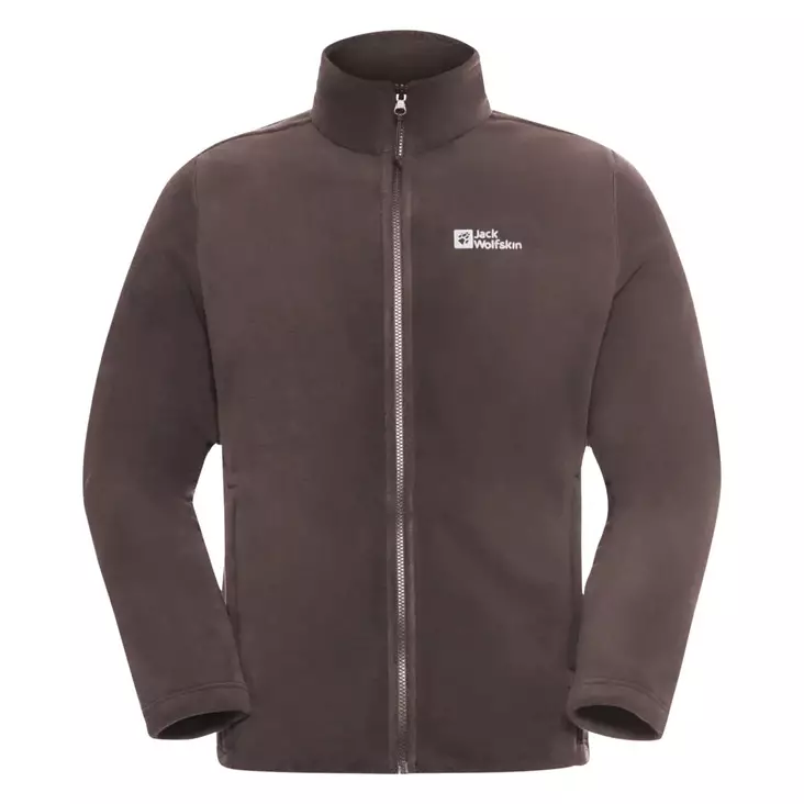 Jack Wolfskin WINTERSTEIN Full Zip M Peat -fleecetakki - Vihreät / Ruskeat takit ja liivit - 4064886590402 - 1