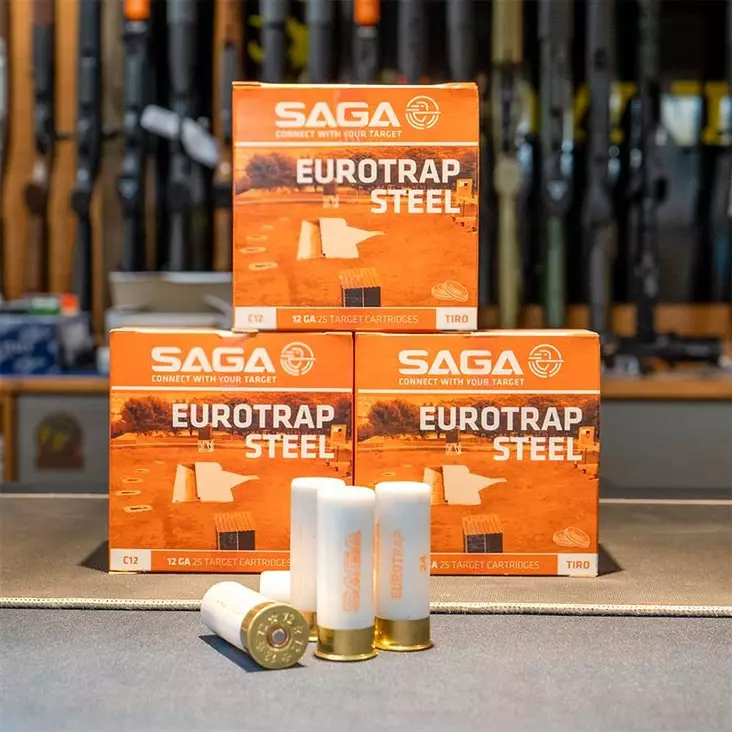 Saga Steel Trap 7 24g 2,5mm 450 m/s 25 kpl - Korvaavat haulikonpatruunat - 8435101612722 - 1