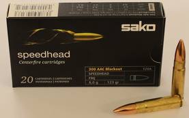 Sako Speedhead 300 AAC Blackout 8g 20kpl - Kiväärinpatruunat - 6438053103173 - 1