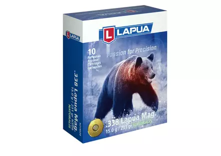 Lapua Naturalis LR .338Lapua Magnum 15g 10kpl - Muut kiväärin kaliiperit - 6418267102773 - 1
