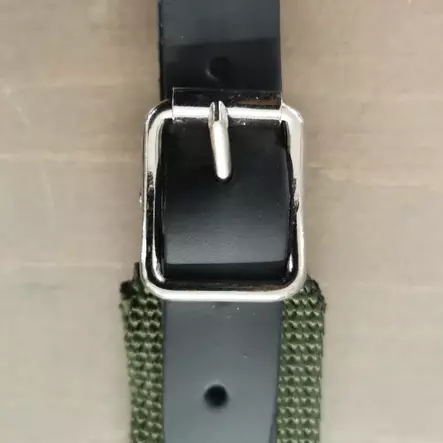 Nahkanasta Asehihna Niklatut soljet - Asepussit ja aselaukut - 3950001276843 - 2