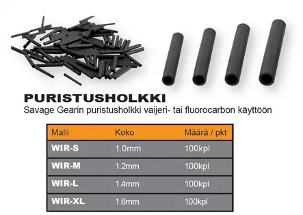 SG Wire Crimp puristusholkki - Kalastajan työkalut ja tarvikkeet - 3950001252373 - 1