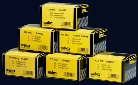 Sako Range 9,3x62 15,0g 50kpl - Kiväärin kaliiperi 9,3x62 - 6438053999943 - 1