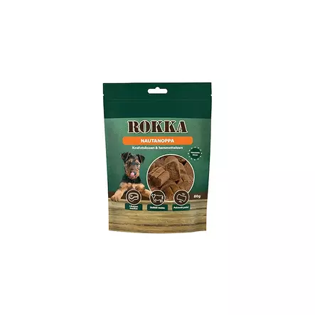 Rokka Nautanoppa 80g - Koiran puruluut ja herkut - 6438411023983 - 1
