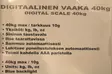 Patriot Digitaalivaaka XL 40kg - Kalastajan työkalut ja tarvikkeet - 6417512523363 - 2