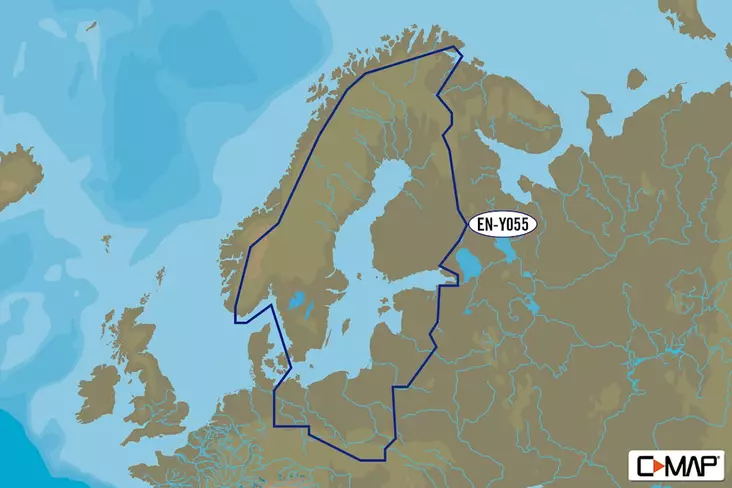 C-Map EN-Y055-MS Suomen sisävedet ja merialue - Karttakortit - 9420064105533 - 1