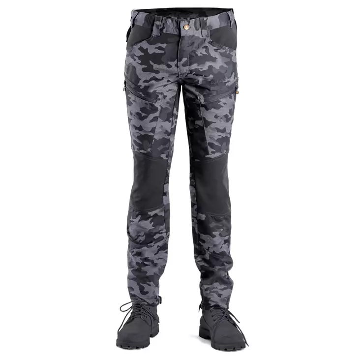 Haunter Nora Black Camo Junior -ulkoiluhousut - Camo housut - 7340143773373 - 1