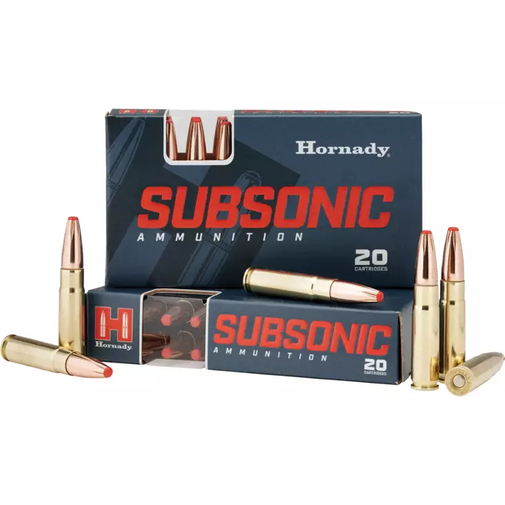 Hornady .300 BLK SUB-X 190gr 12,3g 20 kpl - Kiväärin kaliiperit 6,5-7,62 - 090255808773 - 1