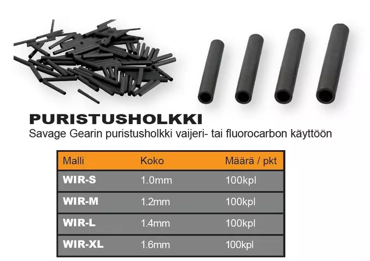 SG Wire Crimp puristusholkki - Kalastajan työkalut ja tarvikkeet - 3950001252373 - 1