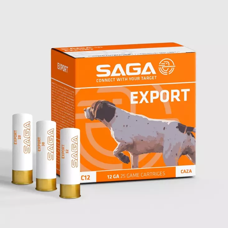 Saga Export 12/70 30g 6 25kpl, lyijyhauli - Lyijylliset haulikonpatruunat - 8435101623353 - 1