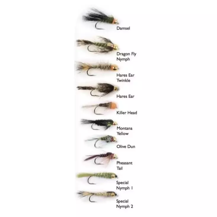 Wiggler Goldheads -uppoperholajitelma - Perhokalastajan tarvikkeet - 7340010306413 - 1