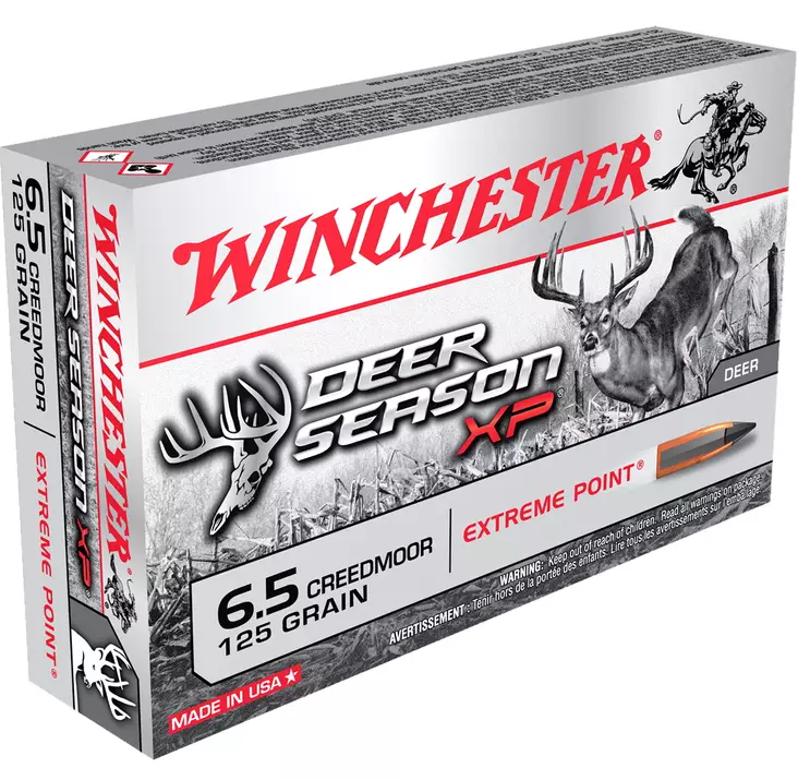 Winchester 6,5Creedmoor PolymerTip 8,1g/125gr 20kpl kiväärinpatruuna - Kiväärin kaliiperit 6,5-7,62 - 020892223103 - 1