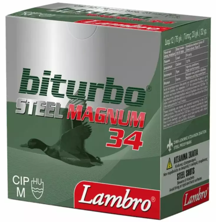 Lambro Steel Magnum 12/76 34 Biturbo - Haulikon kaliiperi 12/76 - 3950001296193 - 1