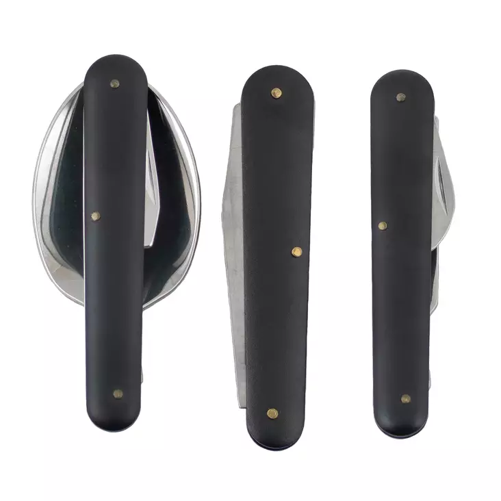 Retkiaterinsetti 3 erilaista ruokailuvälinettä + suojapussi - Retkiruokailu - 6420071115153 - 1