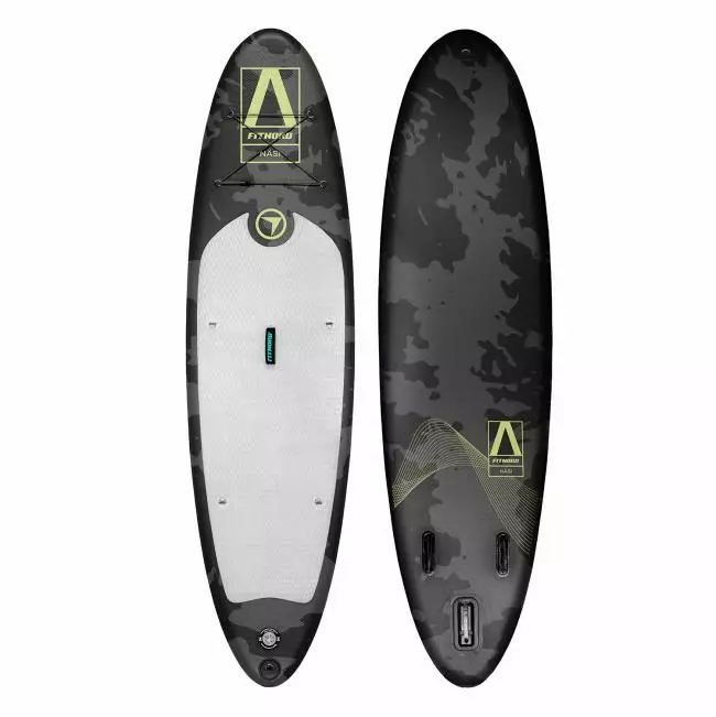 FitNord Aqua 300 SUP-lautasetti, NÄSI (lime-musta), alumiinimelalla G2 - SUP-laudat - KK1005513 - 1