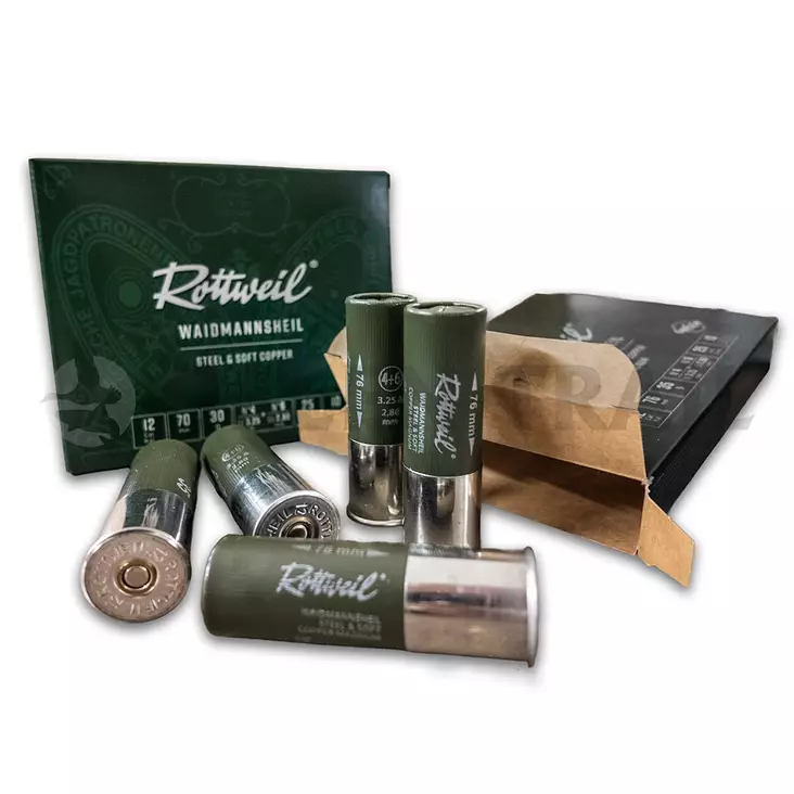 Rottweil Steel & Soft Copper 12/76 35g haulikonpatruuna - Haulikon kaliiperi 12/76 - 4000294316333 - 2