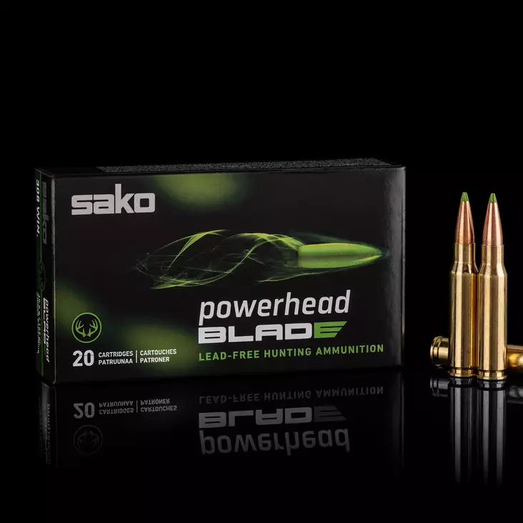 Sako Powerhead Blade .300 Win. Mag. 11,3g 20kpl - Kiväärin kaliiperi .308 - 6438053172223 - 1