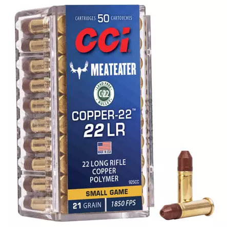 CCI .22 Ex LR Copper 21gr 1,36 g 50 kpl - Pienoiskiväärin kaliiperi 22 LR - 604544679014 - 1