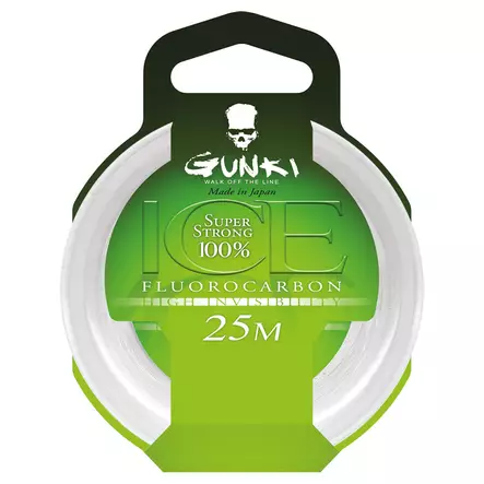 Gunki Ice Fluorocarbon 25m -fluorocarbonsiima - Fluorocarbonsiimat - 3950001290184 - 1