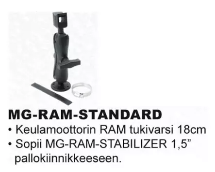 MotorGuide Ram Keulamoottorin Tukivarsi 18cm - Kalastus - 40-40-089287104694 - 1