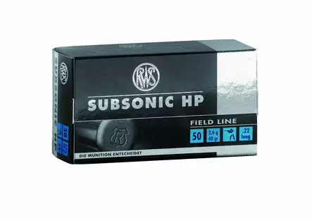 RWS Subsonic HP .22lr 2,6g 500kpl - Ammukset - 40-40-4000294132664 - 1