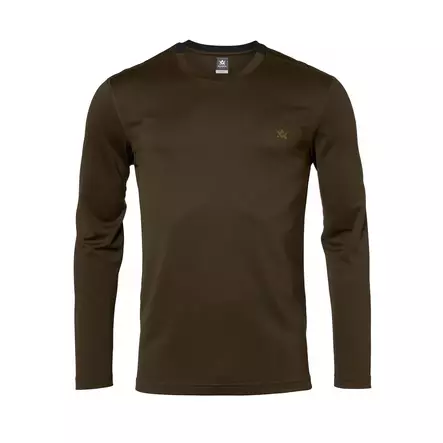 Alaska CoolDry Long-sleeve T-Shirt Solid Brown - Paidat ja neuleet - 6438347062254 - 1