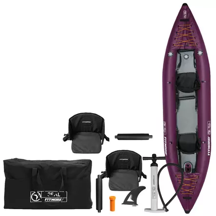 FitNord Seal Two ilmatäytteinen kajakki, tumma violetti (2-istuttava) G2 2026 *Ennakkotilaa 22.5 saapuvasta erästä* - Ilmatäytteiset kajakit - KK1003864 - 2