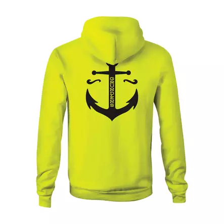 Grundéns Displacement DWR Hoodie Hi-Vis Yellow -huppari - Paidat ja neuleet - 7332525249804 - 2
