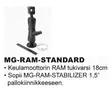 MotorGuide Ram Keulamoottorin Tukivarsi 18cm - Perämoottori- ja keulakonetarvikkeet - 089287104694 - 1