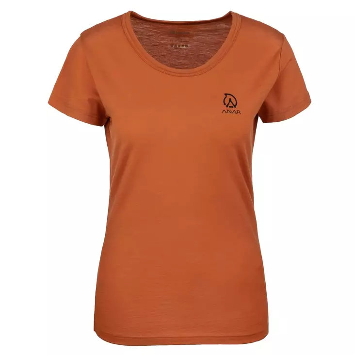 Anar Galda, oranssi -naisten merinovilla t-paita - Paidat ja neuleet - 3950001288044 - 1