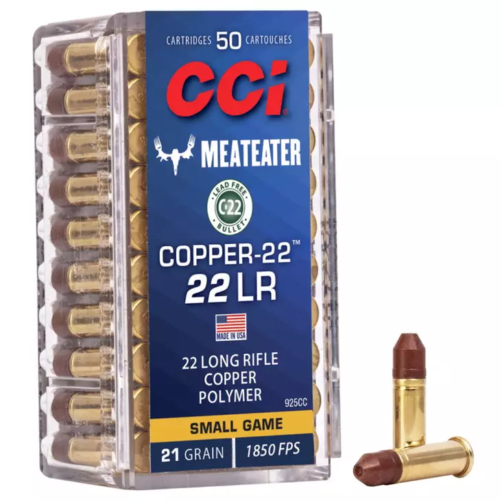 CCI .22 Ex LR Copper 21gr 1,36 g 50 kpl - Pienoiskiväärin kaliiperi 22 LR - 604544679014 - 1