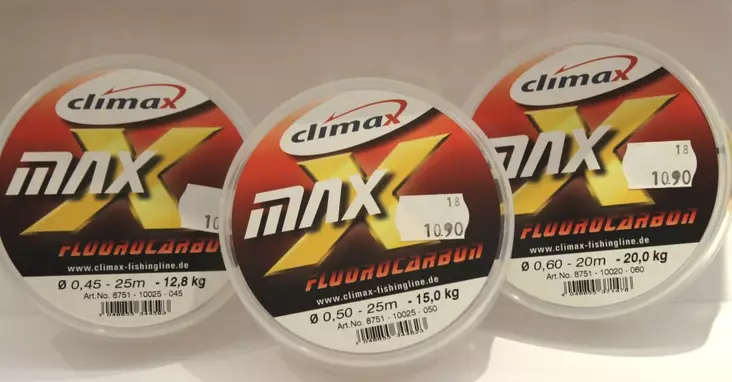 Climax Max Fluorocarbon useita paksuuksia - Fluorocarbonsiimat - 3950001242404 - 1