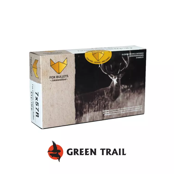 Fox Bullets Classic Hunter 7x57R 130gr/8,4g 20kpl Lyijytön metsästyspatruuna 20kpl - Kiväärin kaliiperit 6,5-7,62 - 3830067345014 - 1