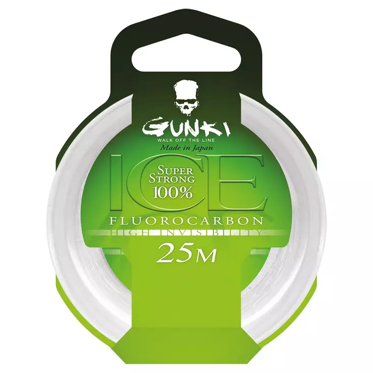 Gunki Ice Fluorocarbon 25m -fluorocarbonsiima - Fluorocarbonsiimat - 3950001290184 - 1