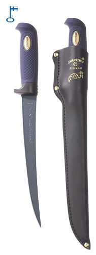 Marttiini Filetti Martef 9" Nahkatupilla - Puukot ja veitset - 6416885014294 - 1