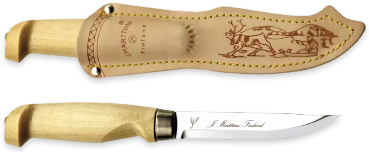 Marttiini Ilves 129 Nahkatupilla - Puukot ja veitset - 6416885077404 - 1